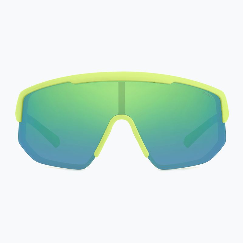 Okulary przeciwsłoneczne Polaroid PLD 7047/S matte lime/greygreen mirror polarized 3