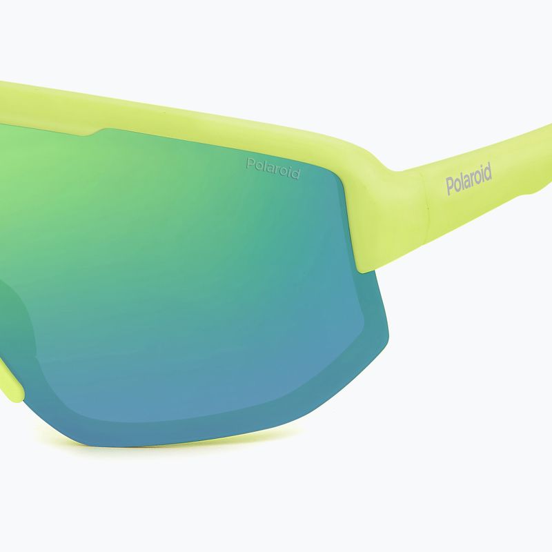 Okulary przeciwsłoneczne Polaroid PLD 7047/S matte lime/greygreen mirror polarized 4