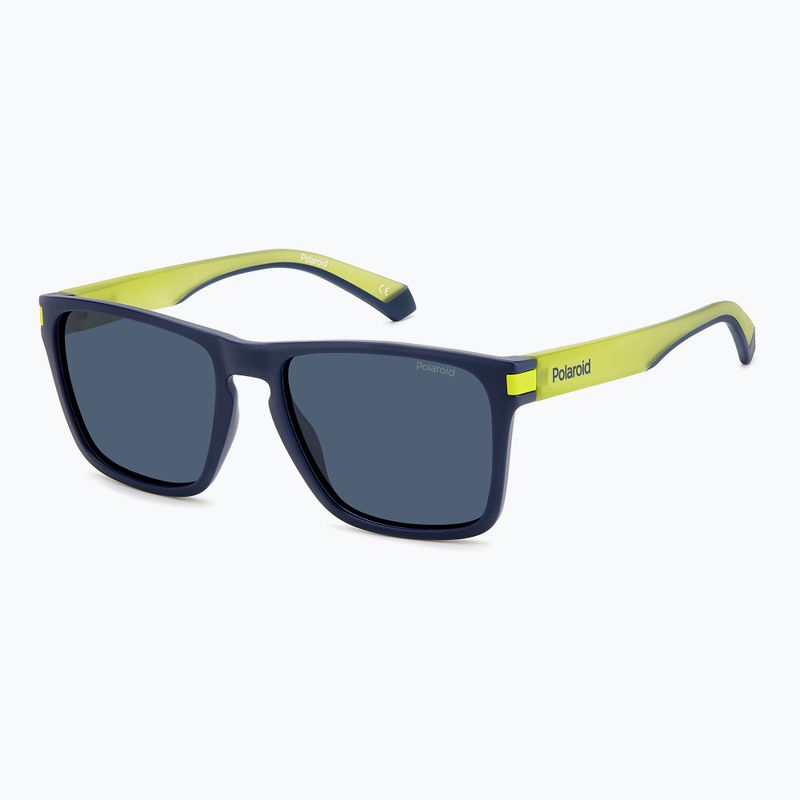 Okulary przeciwsłoneczne Polaroid PLD 2139/S matte blue/blue polarized 2