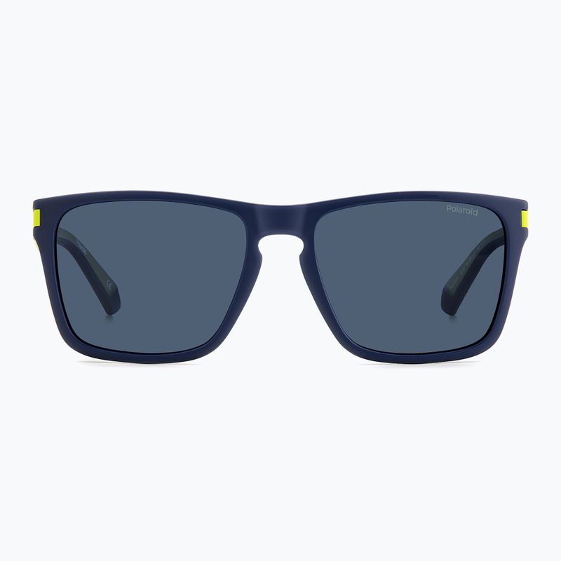Okulary przeciwsłoneczne Polaroid PLD 2139/S matte blue/blue polarized 3