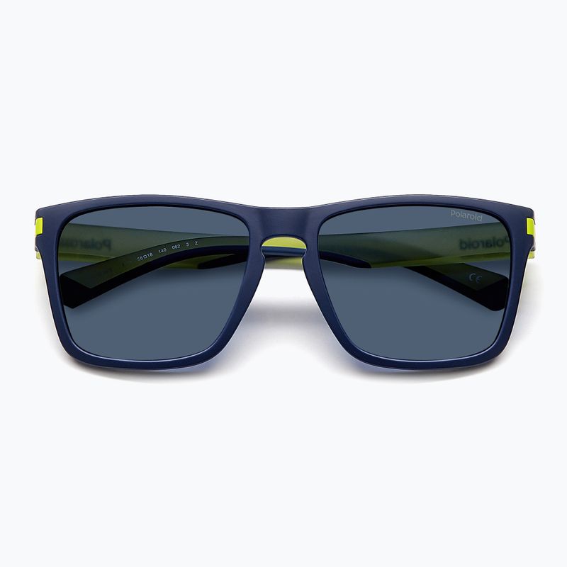 Okulary przeciwsłoneczne Polaroid PLD 2139/S matte blue/blue polarized 4