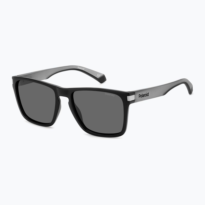 Okulary przeciwsłoneczne Polaroid PLD 2139/S matte black grey/grey polarized 2