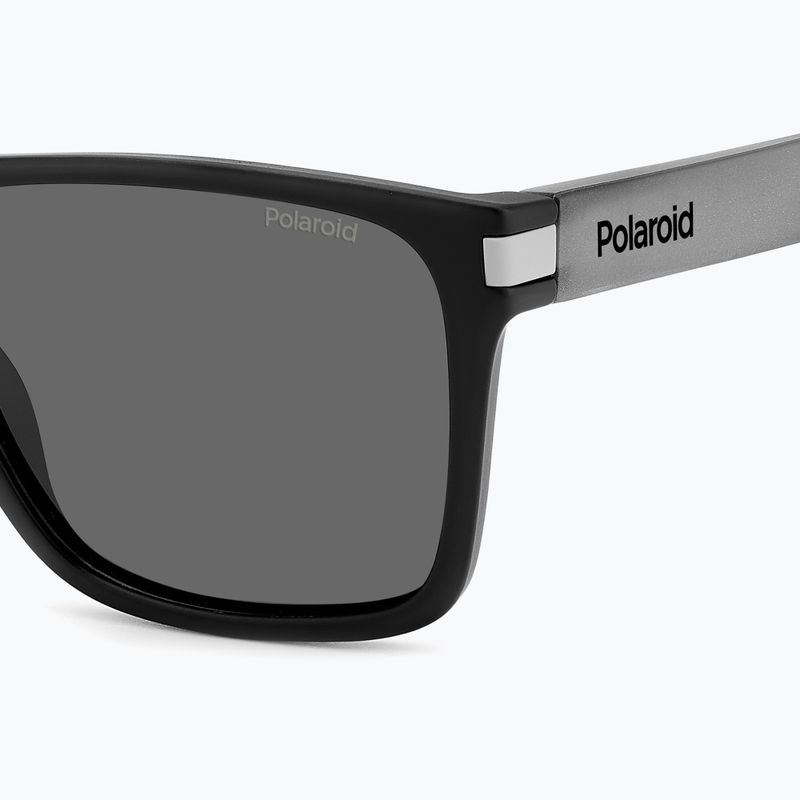 Okulary przeciwsłoneczne Polaroid PLD 2139/S matte black grey/grey polarized 5