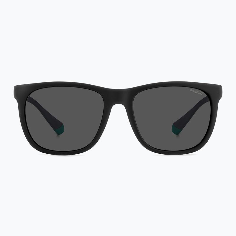 Okulary przeciwsłoneczne Polaroid PLD 2140/S matte black green/grey polarized 2