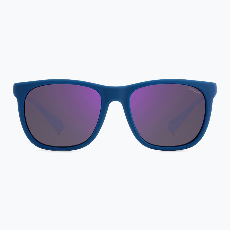 Okulary przeciwsłoneczne Polaroid PLD 2140/S matte blue violet/violet mirror polarized 2