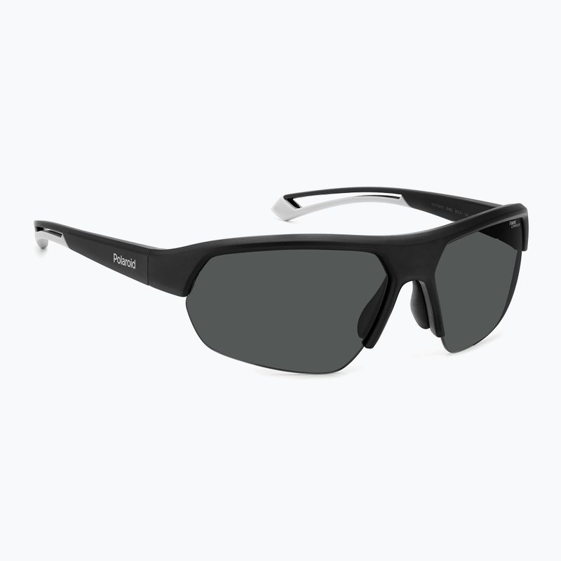 Okulary przeciwsłoneczne Polaroid PLD 7048/S matte black/grey polarized high contrast