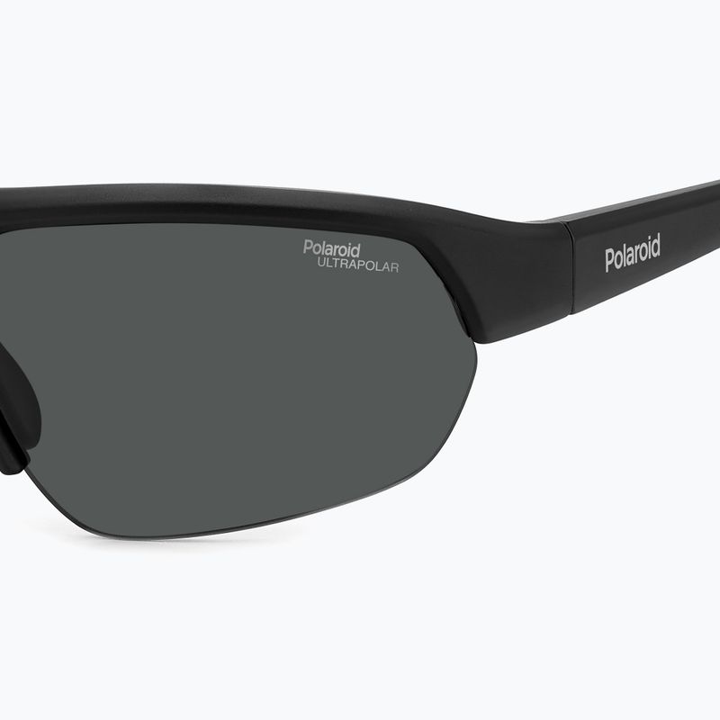 Okulary przeciwsłoneczne Polaroid PLD 7048/S matte black/grey polarized high contrast 4
