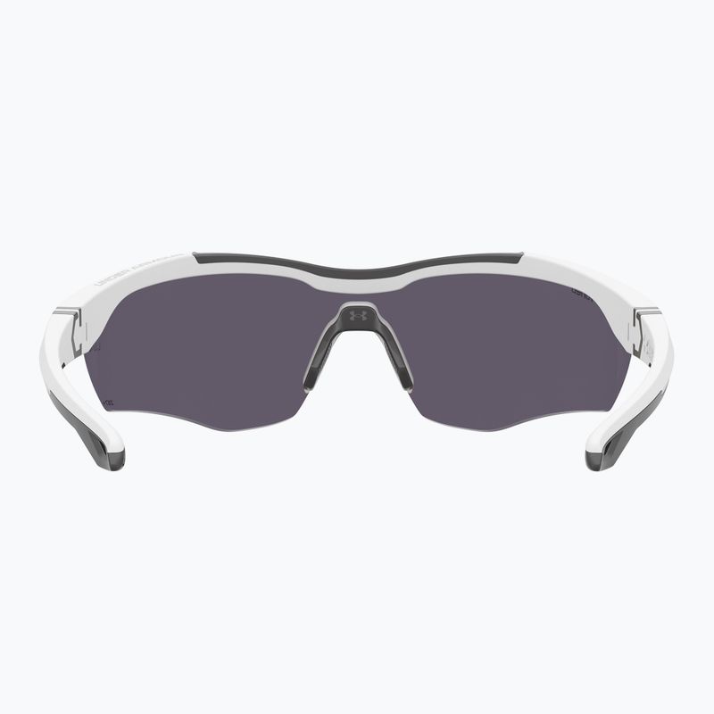 Okulary przeciwsłoneczne męskie Under Armour Yard Pro matte white/orange multilayer oleophobic 4