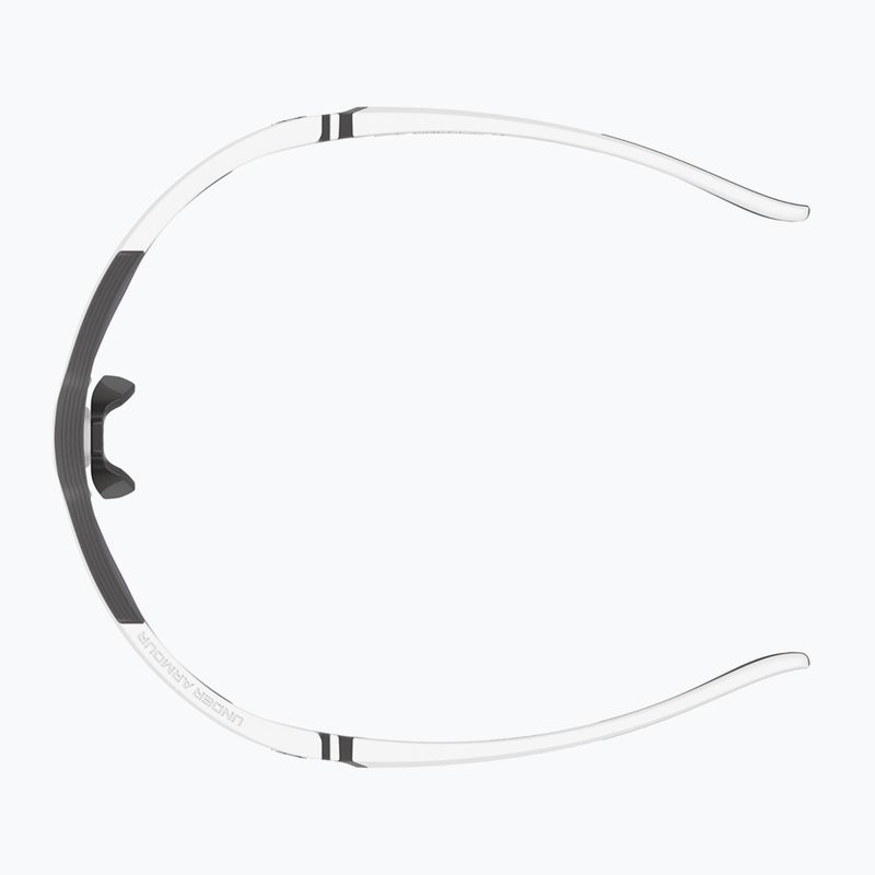 Okulary przeciwsłoneczne męskie Under Armour Yard Pro matte white/orange multilayer oleophobic 5