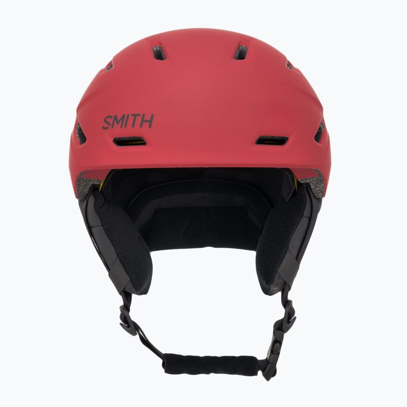 Kask narciarski Smith Mission MIPS matte crimson 2