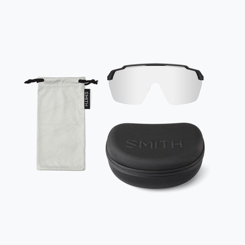 Okulary przeciwsłoneczne Smith Shift XL MAG black/chromapop red mirror/clear 4