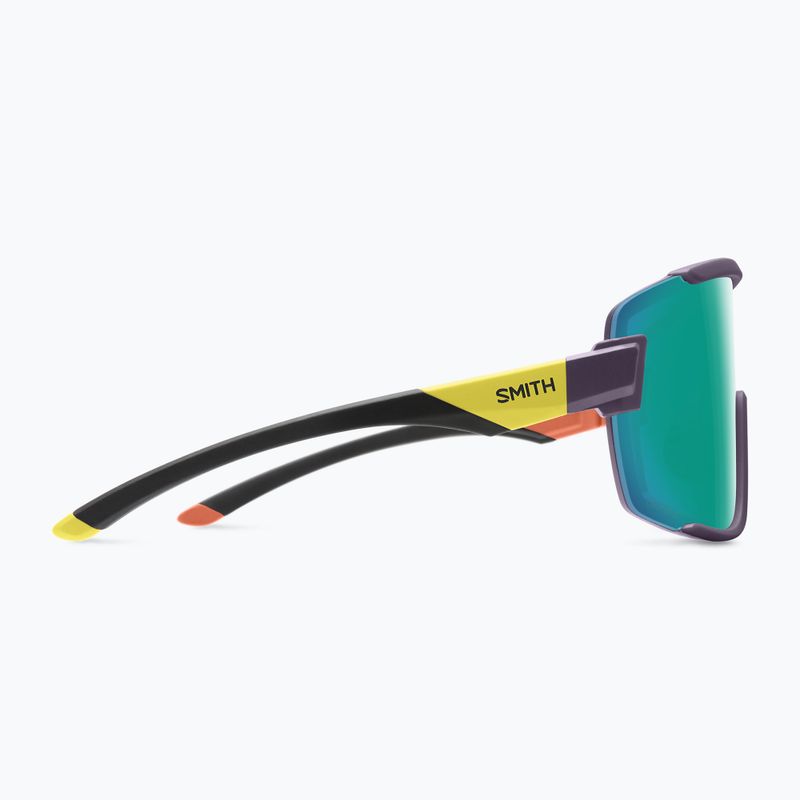 Okulary przeciwsłoneczne Smith Wildcat matte purple cinder hi viz/chromapop opal mirror/clear 3