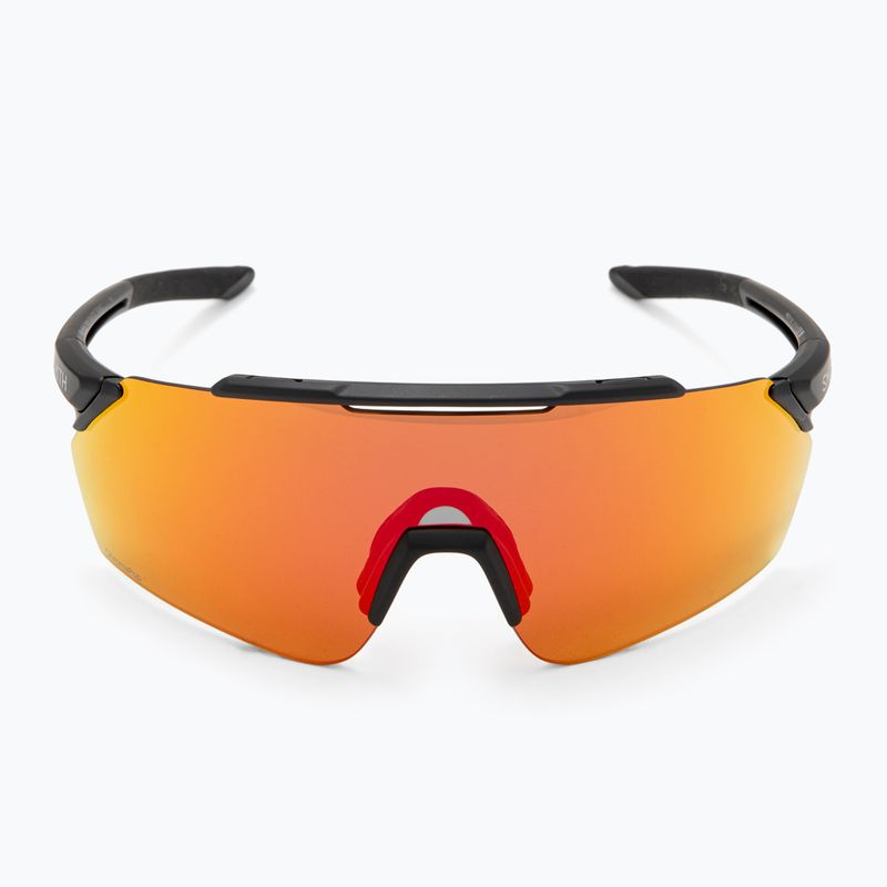 Okulary przeciwsłoneczne Smith Ruckus PivLock matte black/chromapop red mirror/contrast rose 4