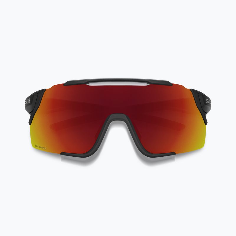 Okulary przeciwsłoneczne Smith Attack MAG MTB  matte black/chromapop red mirror/low light amber 2