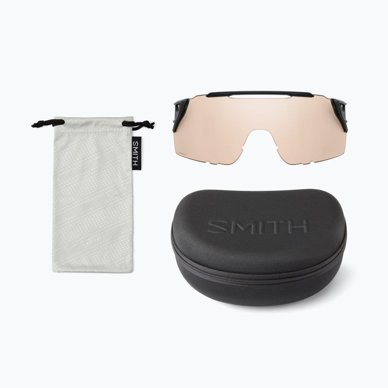 Okulary przeciwsłoneczne Smith Attack MAG MTB  matte black/chromapop red mirror/low light amber 4