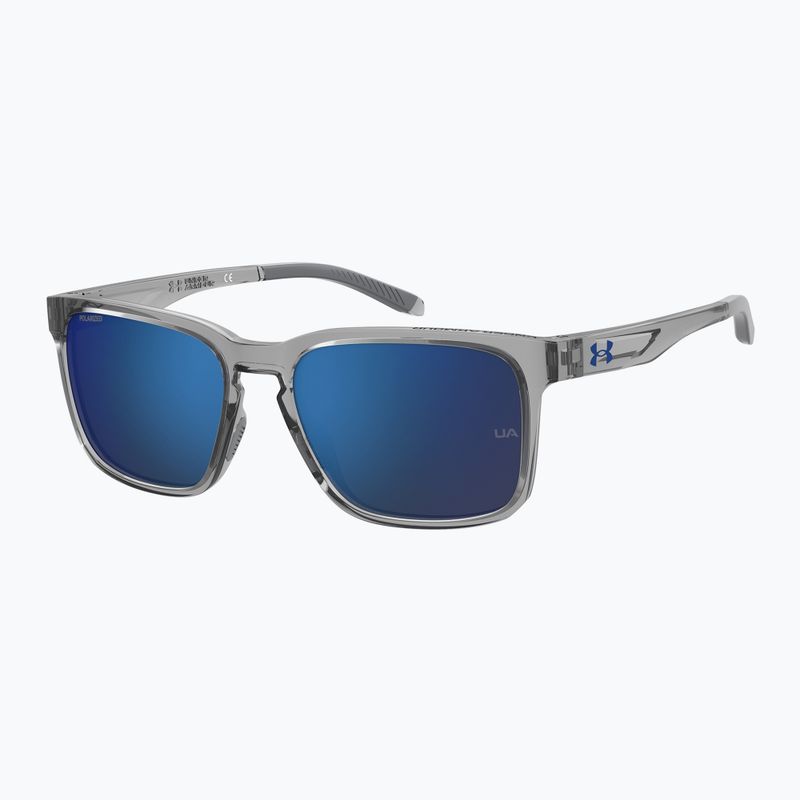 Okulary przeciwsłoneczne męskie Under Armour Assist 2 grey blue/grey blue multilayer polarized 2