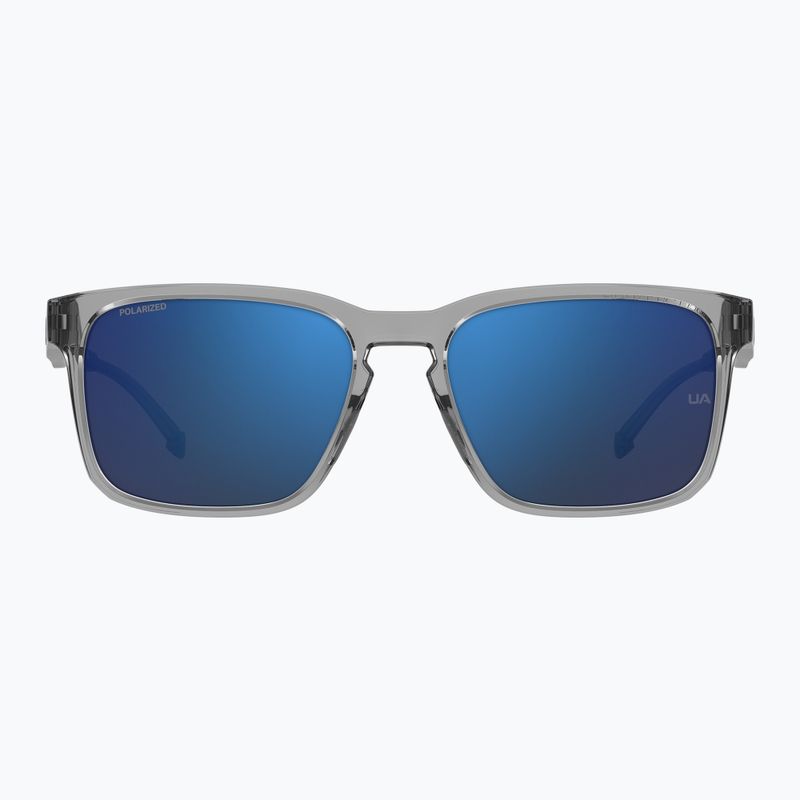 Okulary przeciwsłoneczne męskie Under Armour Assist 2 grey blue/grey blue multilayer polarized 3