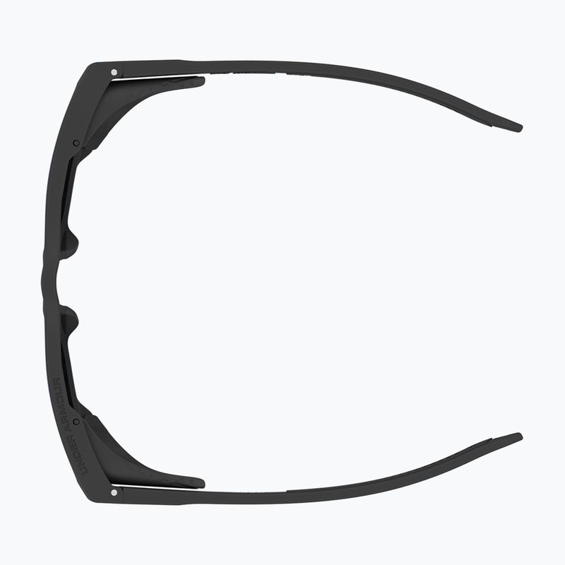 Okulary przeciwsłoneczne męskie Under Armour Glacial matte black/grey blue mirror silver polarized o 5