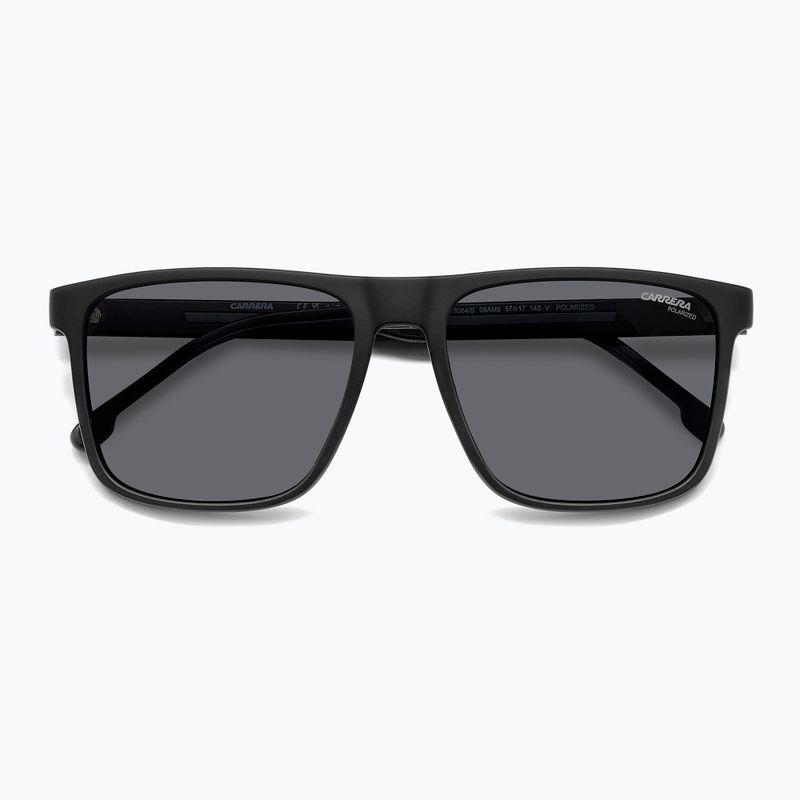 Okulary przeciwsłoneczne męskie Carrera 8064/S black grey/grey polarized 4