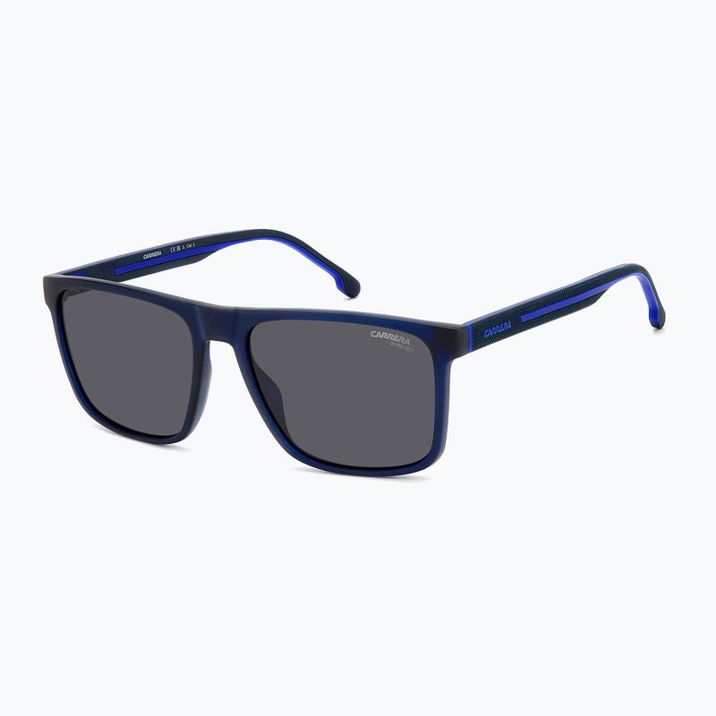 Okulary przeciwsłoneczne męskie Carrera 8064/S matte blue/grey 2