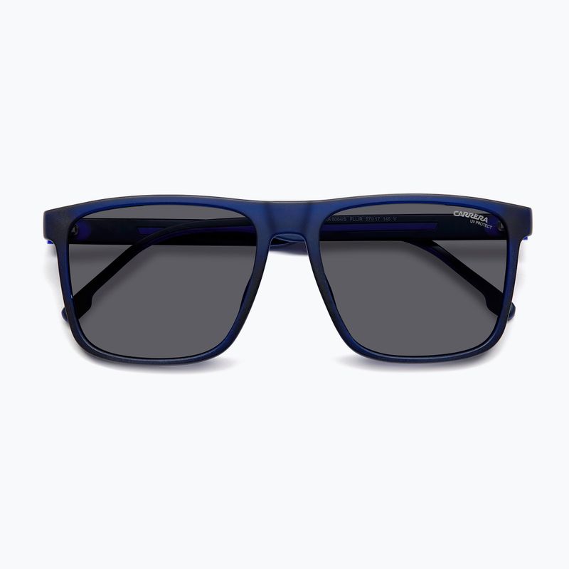 Okulary przeciwsłoneczne męskie Carrera 8064/S matte blue/grey 4