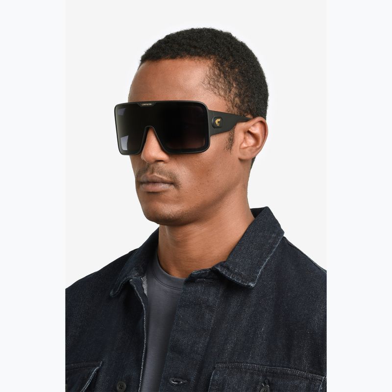 Okulary przeciwsłoneczne Carrera Flaglab 15 matte black/dark grey shaded 15
