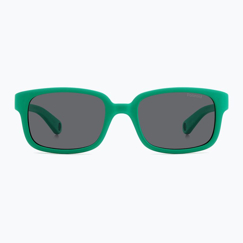 Okulary przeciwsłoneczne dziecięce Polaroid PLD K008/S matte green/grey polarized 3