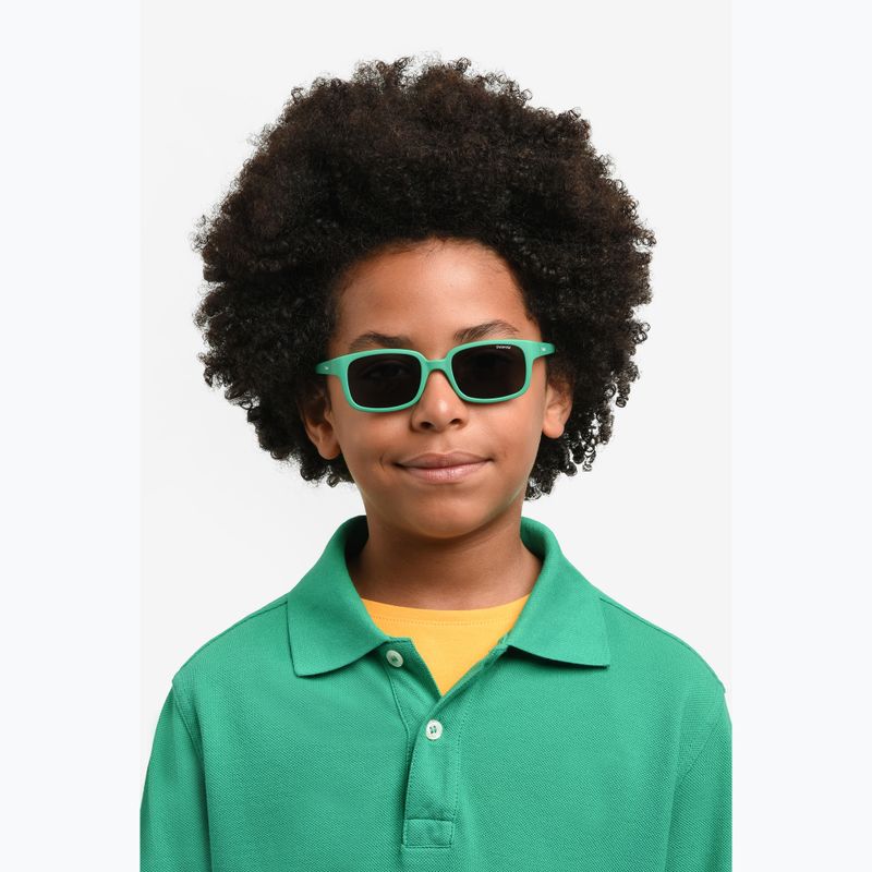 Okulary przeciwsłoneczne dziecięce Polaroid PLD K008/S matte green/grey polarized 6