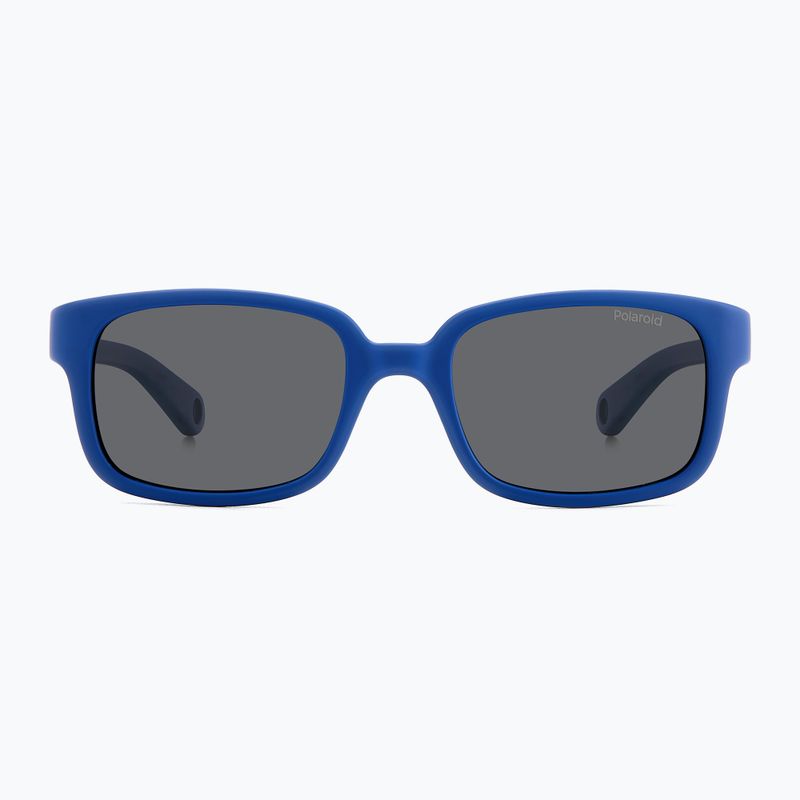 Okulary przeciwsłoneczne dziecięce Polaroid PLD K008/S matte blue/grey polarized 3