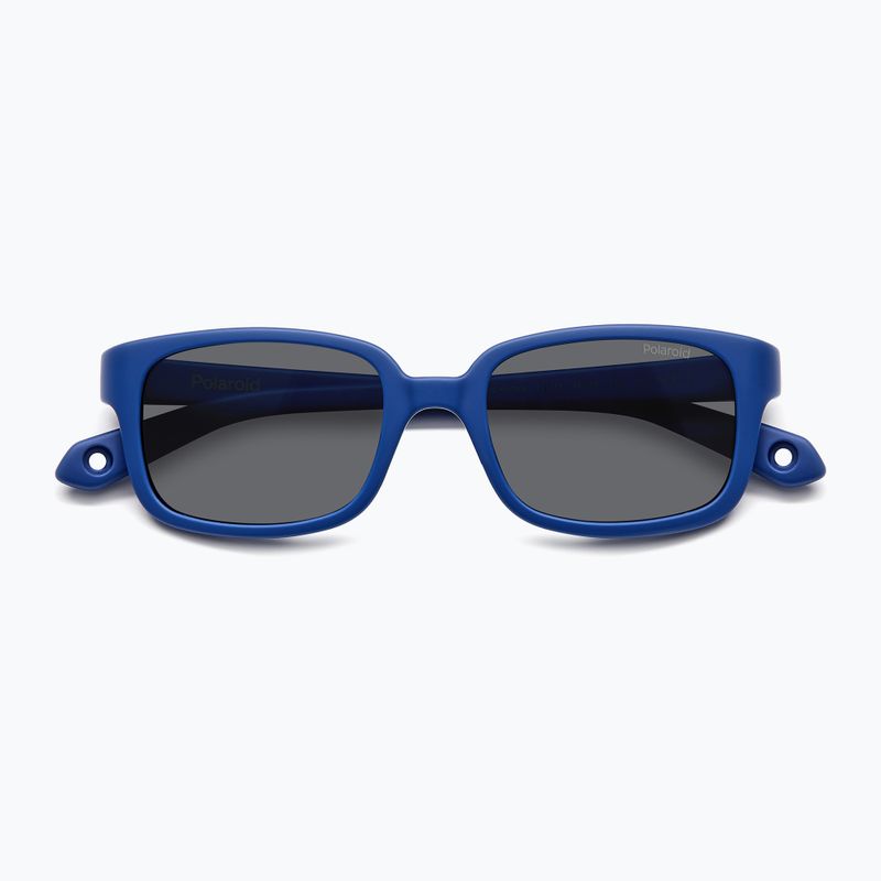 Okulary przeciwsłoneczne dziecięce Polaroid PLD K008/S matte blue/grey polarized 4