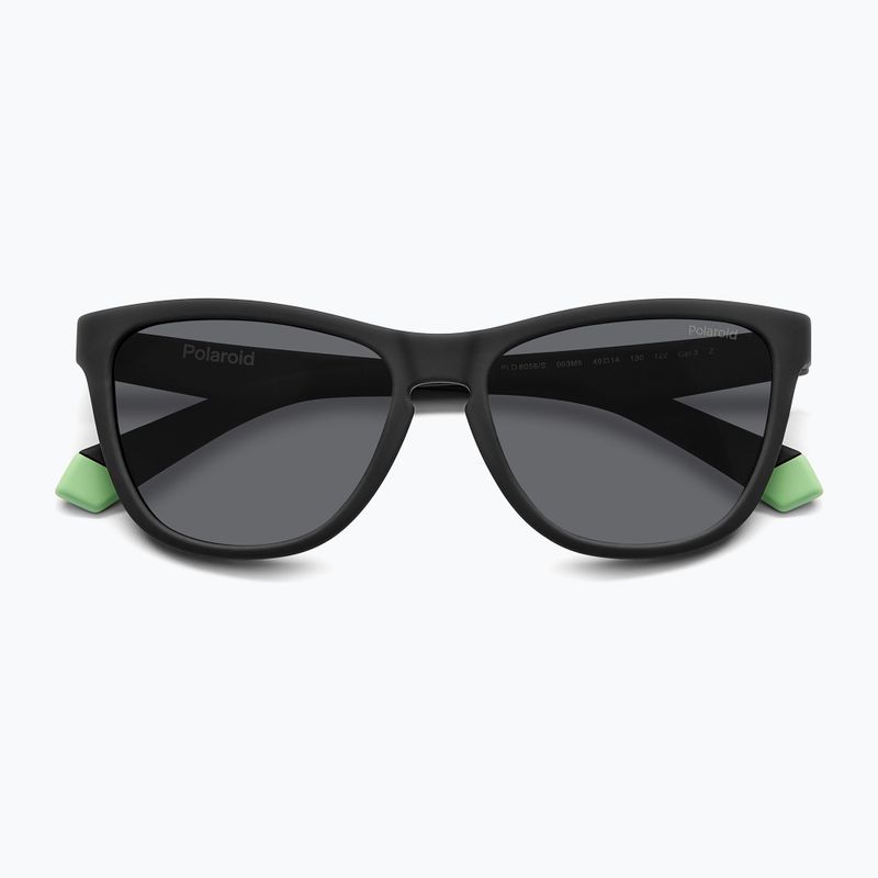 Okulary przeciwsłoneczne dziecięce Polaroid PLD 8056/S matte black/grey polarized 4