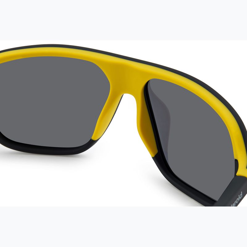 Okulary przeciwsłoneczne Polaroid PLD 2152/S matte black yellow/grey polarized 4