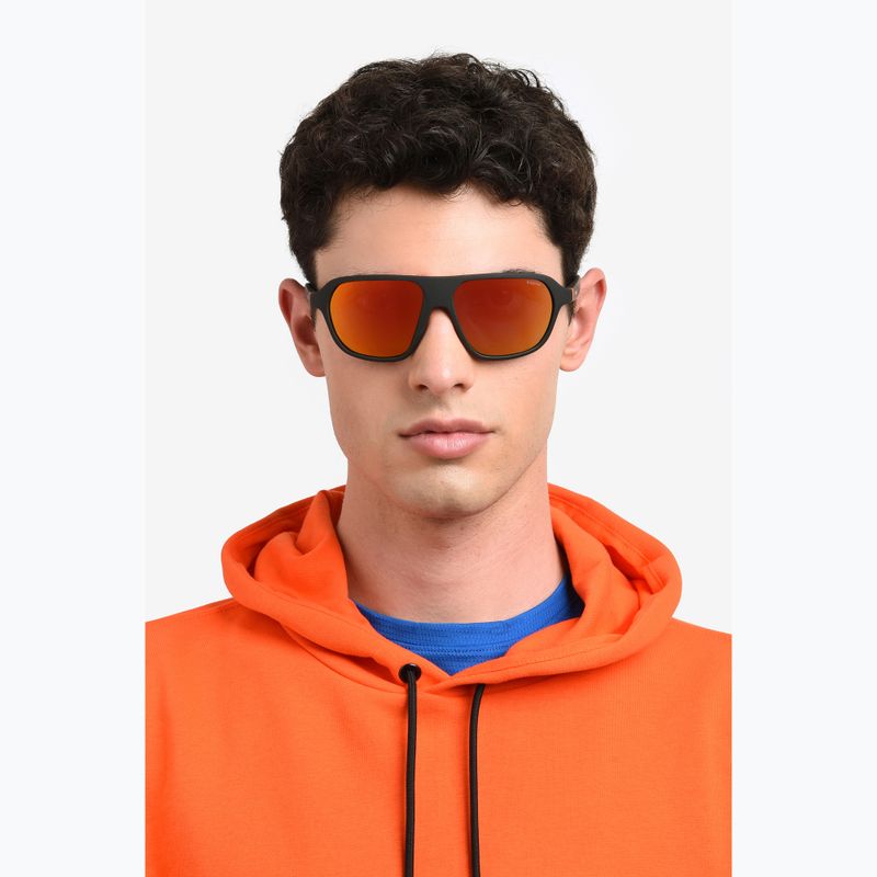 Okulary przeciwsłoneczne Polaroid PLD 2152/S matte black red/red multilayer polarized 9