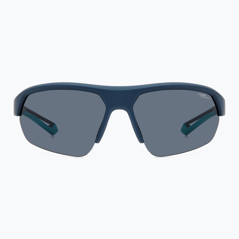 Okulary przeciwsłoneczne Polaroid PLD 7048/S matte blue/grey polarized high contrast 2