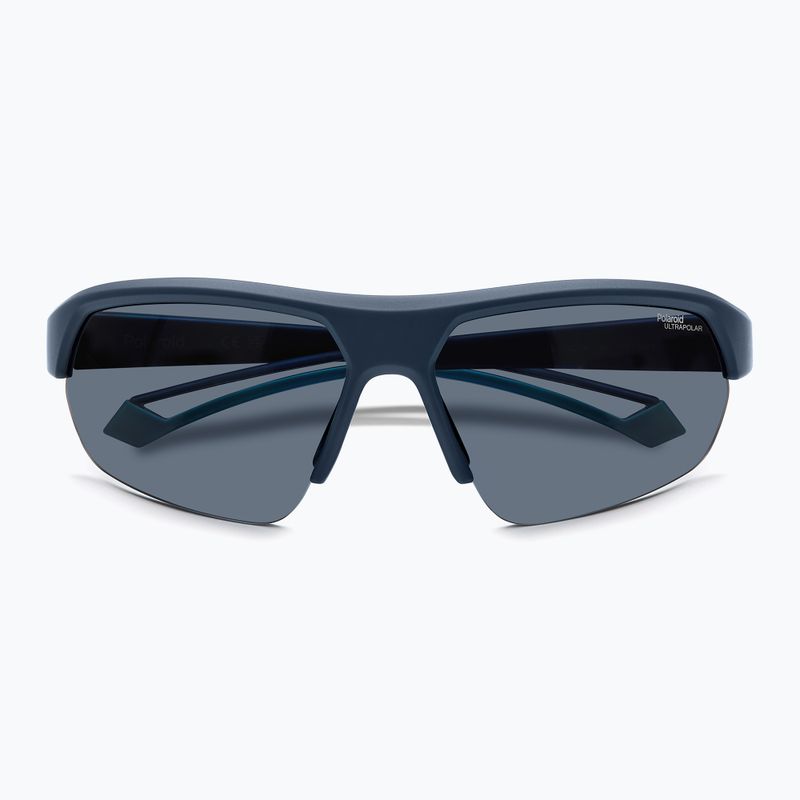 Okulary przeciwsłoneczne Polaroid PLD 7048/S matte blue/grey polarized high contrast 3