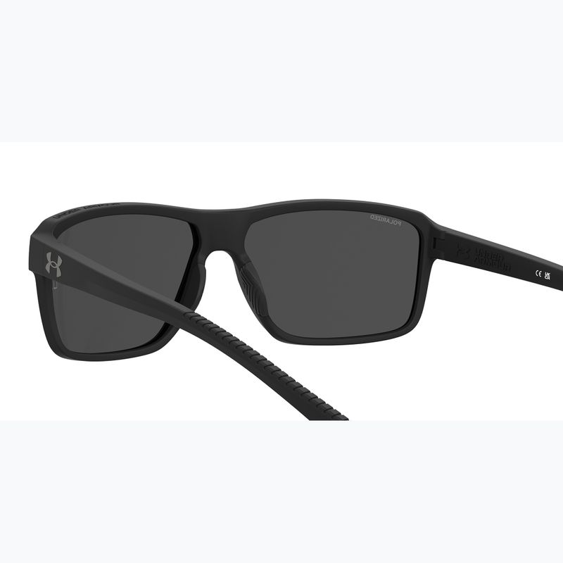 Okulary przeciwsłoneczne męskie Under Armour Kickoff S3 matte black/grey polarized 6