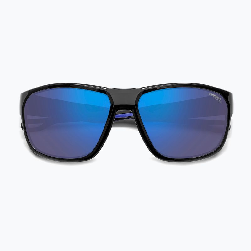 Okulary przeciwsłoneczne męskie Carrera 4018/S black blue/blue multilayer 4