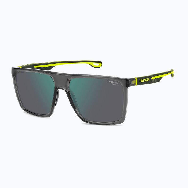 Okulary przeciwsłoneczne męskie Carrera 4019/S grey yellow fluo/green mirror 2