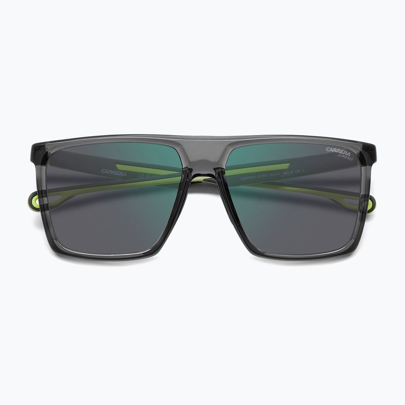 Okulary przeciwsłoneczne męskie Carrera 4019/S grey yellow fluo/green mirror 4