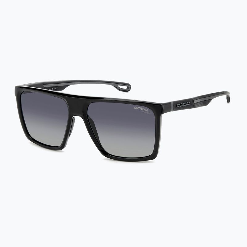 Okulary przeciwsłoneczne męskie Carrera 4019/S black/grey shaded polarized 2