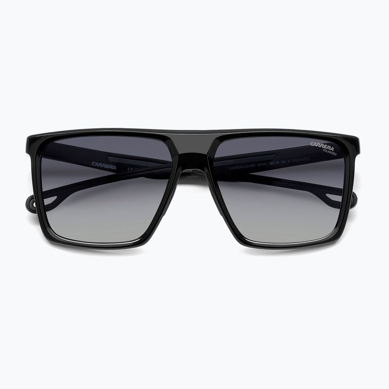 Okulary przeciwsłoneczne męskie Carrera 4019/S black/grey shaded polarized 4
