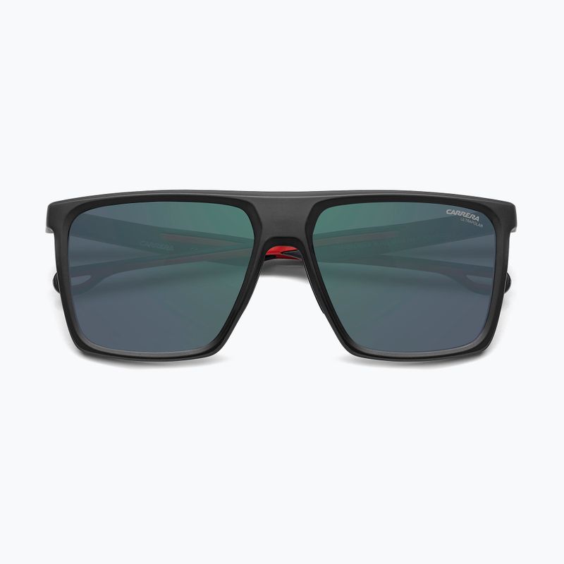 Okulary przeciwsłoneczne męskie Carrera 4019/S matte black red/green grey hight contrast anti reflex 4
