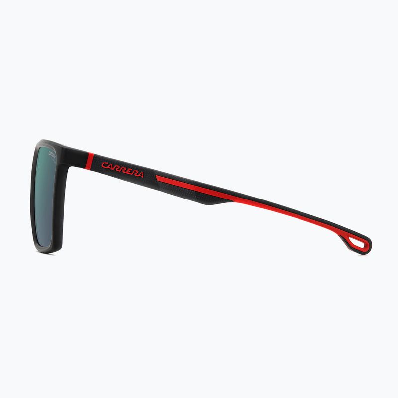 Okulary przeciwsłoneczne męskie Carrera 4019/S matte black red/green grey hight contrast anti reflex 5