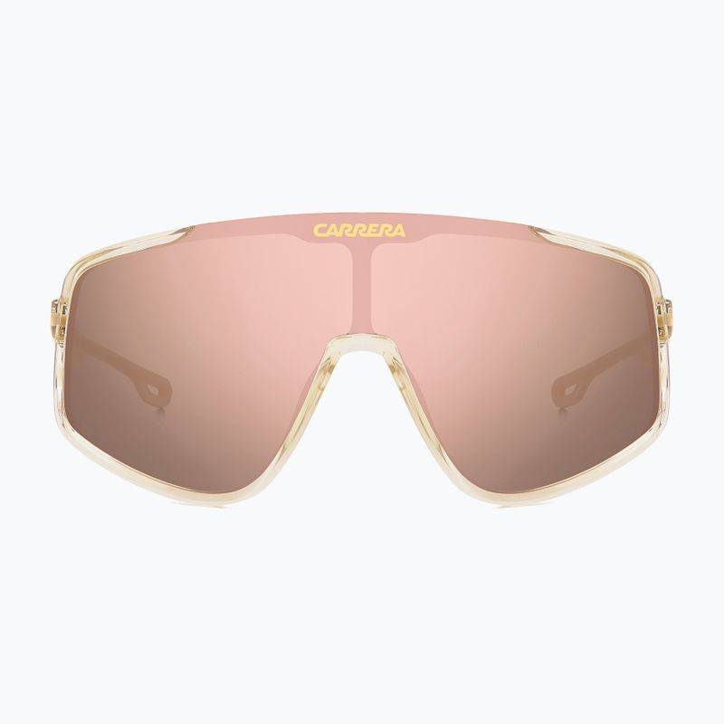 Okulary przeciwsłoneczne męskie Carrera 4017/S crystal beige/rose gold multilayer 3