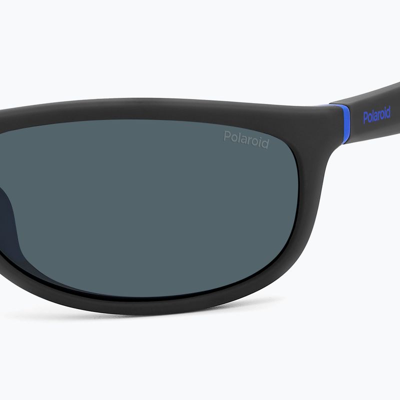 Okulary przeciwsłoneczne Polaroid PLD 2154/S matte black blue/blue polarized 5