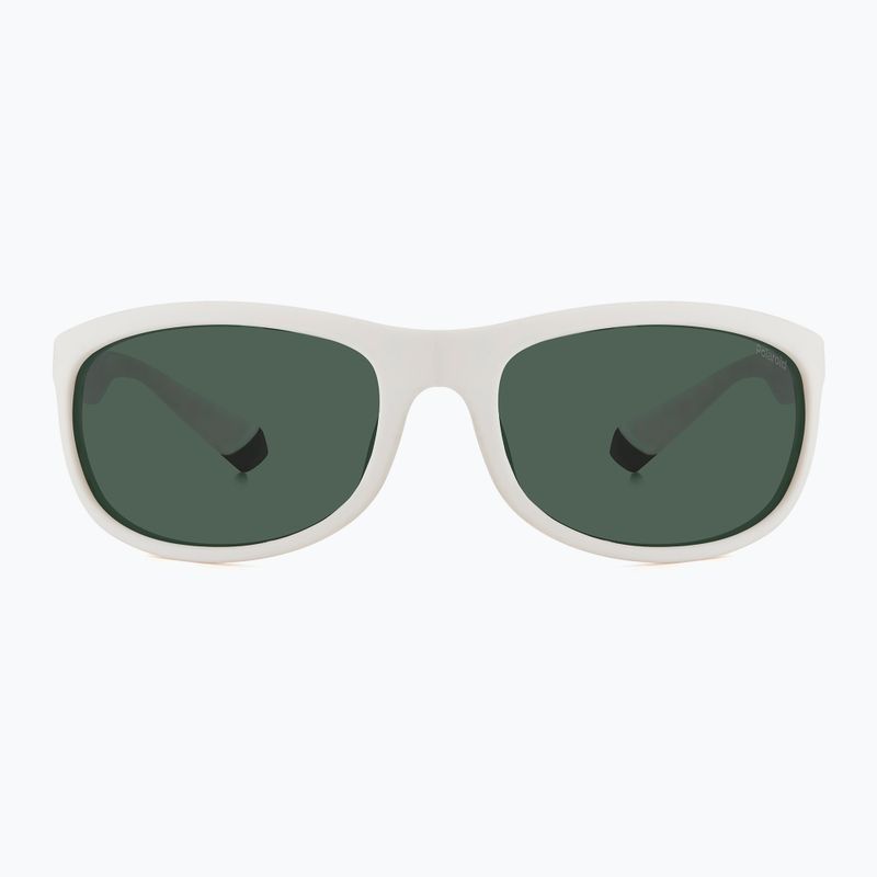 Okulary przeciwsłoneczne Polaroid PLD 2154/S matte white/green polarized 3