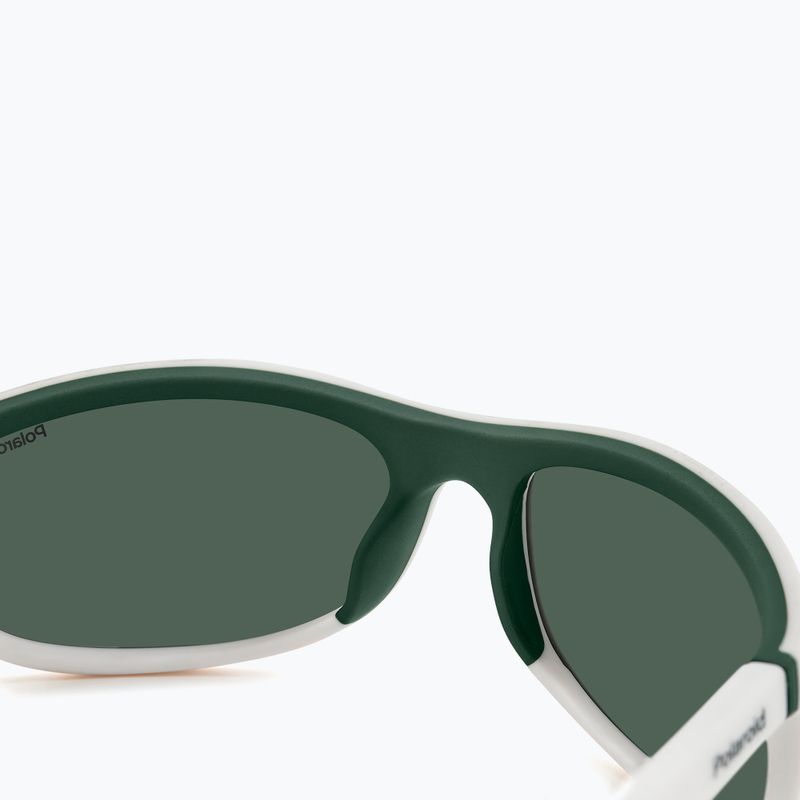 Okulary przeciwsłoneczne Polaroid PLD 2154/S matte white/green polarized 6