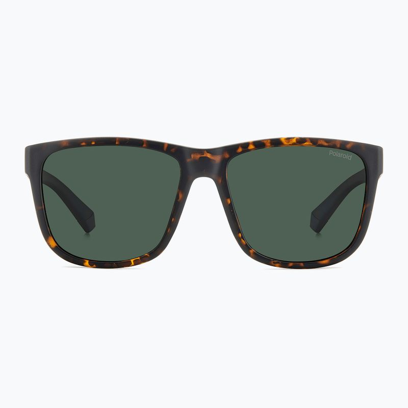 Okulary przeciwsłoneczne męskie Polaroid PLD 2155/S matte brown havana/green polarized 3