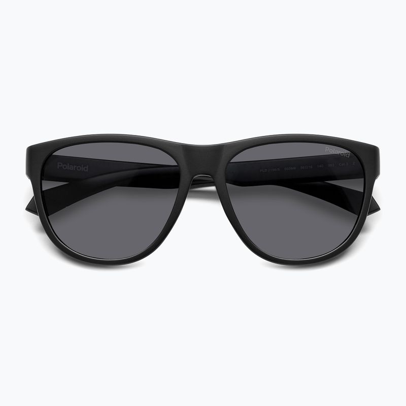 Okulary przeciwsłoneczne Polaroid PLD 2156/S matte black/grey polarized 4