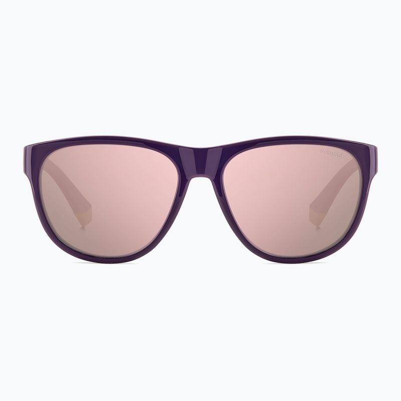 Okulary przeciwsłoneczne Polaroid PLD 2156/S violet/rose gold multilayer polarized 3